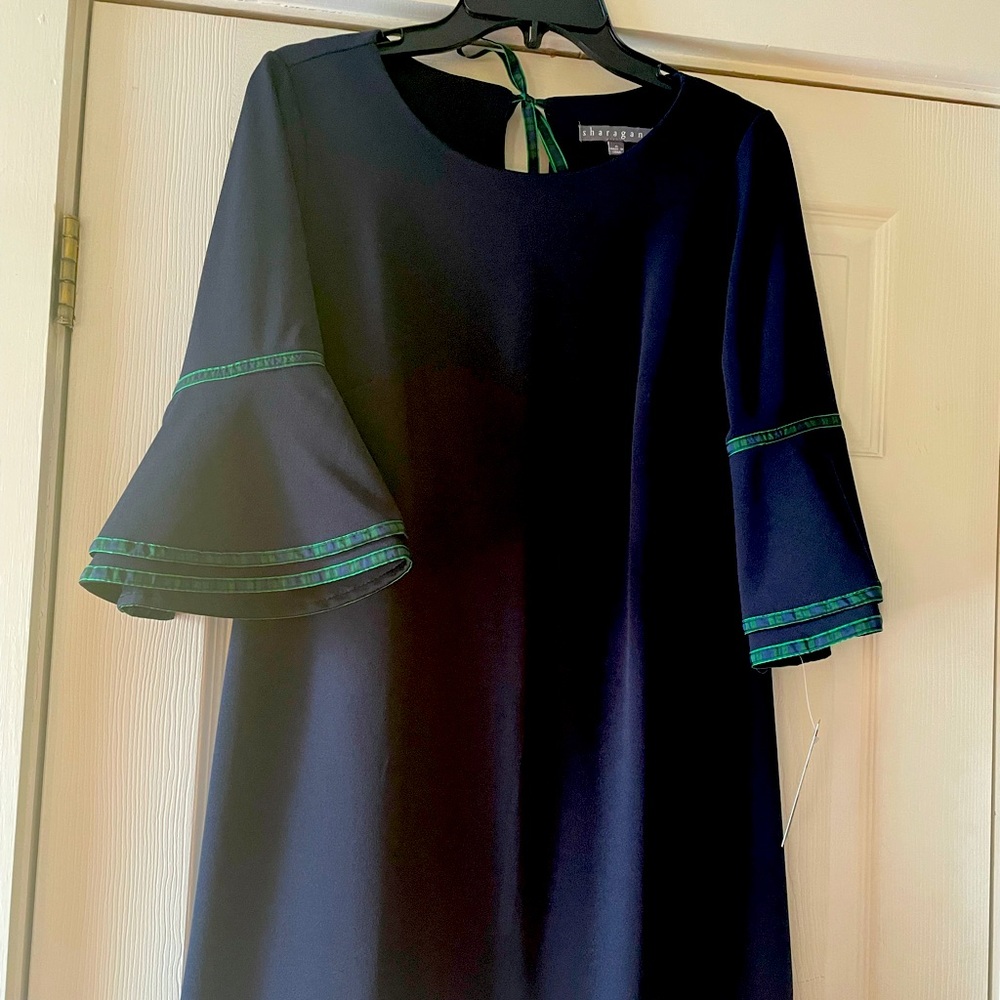 Bell sleeve Navy Dress size 6